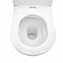 Унитаз подвесной Comforty CF40513R тонкое сиденье дюропласт с микролифтом, белый глянец