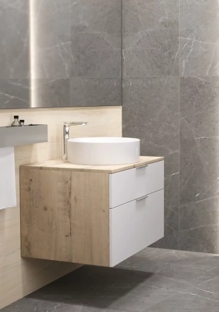 Умывальник накладной Sanita Luxe Best Slim BST40SLWB01S