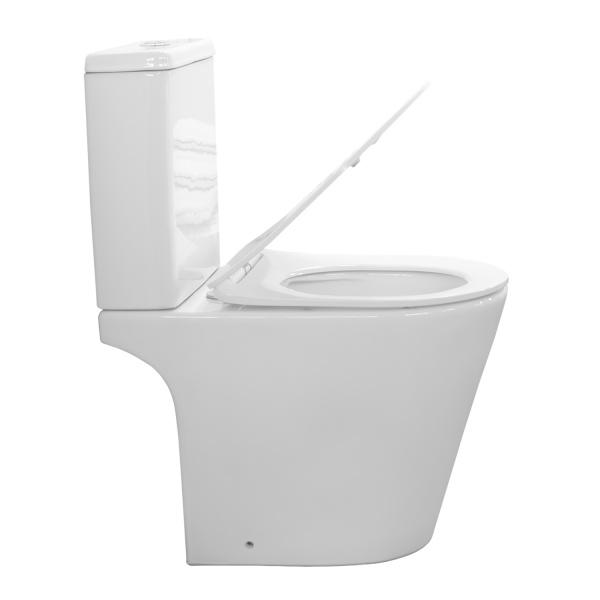 Унитаз-компакт Comforty CF41363C тонкое сиденье дюропласт с микролифтом, универсальный выпуск