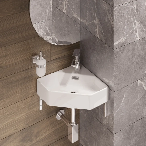 Умывальник Sanita Luxe Line LIN35SLWB01 угловой