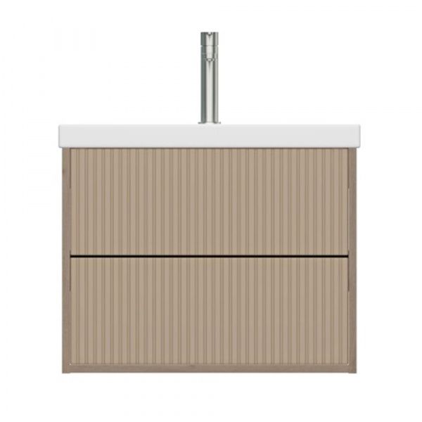 Тумба под раковину подвесная Cersanit Classic Ribble 60, 69277, бежевая