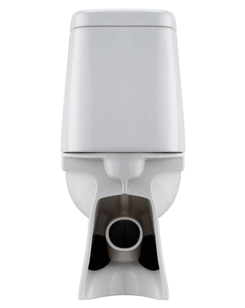 Унитаз-компакт Сантек Остин 1WH302419 горизонтальный выпуск, двухрежимная арматура, сиденье дюропласт softclose тонкое