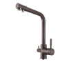 Акватон. Смеситель для кухни Руан кофе 1AX004FCXX280 фильтр высок. поворот излив катридж 35 мм