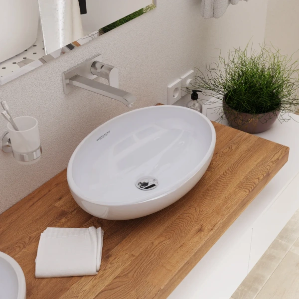 Sanita Luxe. Умывальник "Ringo" для столешницы