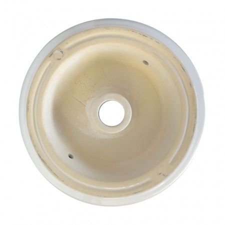 Накладная круглая раковина с высоким бортом Comforty HDA086A белая