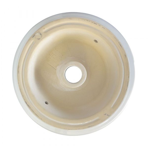 Накладная круглая раковина с высоким бортом Comforty HDA086A белая