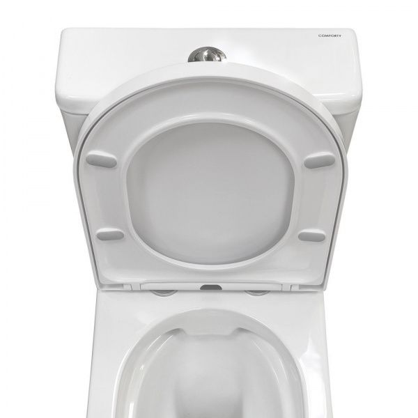 Сиденье для унитаза быстросъемное Comforty CF41273S2 из дюропласта с микролифтом