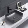 Раковина Comforty T-Y9378MDH графит матовая