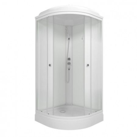 Душевая кабина Тритон Лайт 100*100 А низкий поддон, стекло градиент, сифон D 90 мм