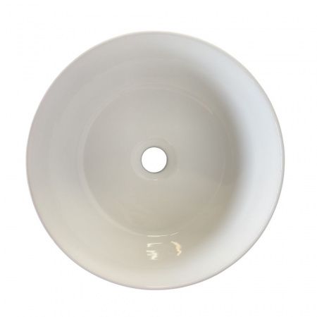 Накладная круглая раковина с высоким бортом Comforty HDA086A белая