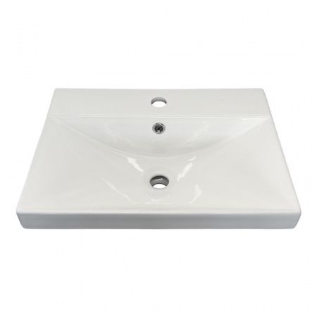 Накладная мебельная раковина 50 см Comforty CF19696BX-50 фарфор, белая