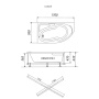 Асимметричная акриловая ванна Тритон София 170х95 левая Асимметричная акриловая ванна Тритон София 170х95 левая