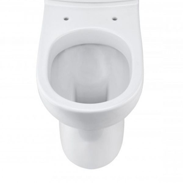 Унитаз-компакт Сантек Остин Лайт 1WH501877 горизонтальный выпуск, двухрежимная арматура Oliveira, сиденье дюропласт softclose тонкое