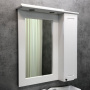 Comforty. Зеркало-шкаф "Палермо-80" белый глянец Comforty. Зеркало-шкаф "Палермо-80" белый глянец