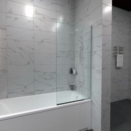 Штора на борт ванны Тритон Статик-Хром 70*140, 8мм