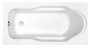 Cersanit. Ванна прямоугольная SANTANA 140x70, ультра белый, WP-SANTANA*140-W