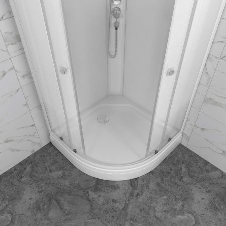 Душевая кабина Тритон Лайт 100*100 А низкий поддон, стекло градиент, сифон D 90 мм