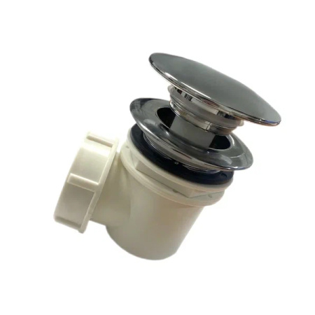 Сифон для душевого поддона Тритон D 50 хром, клик-клак (E410CL)/(E450CL)