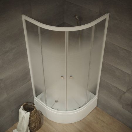 Душевое ограждение Тритон Лайт 90*90 В, средний поддон, сифон D50