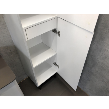 Comforty. Шкаф-колонна "Сорренто-40" светло-серая