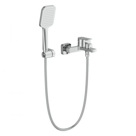 Смеситель для ванны Cersanit Сити 68326 с душевым гарнитуром, хром