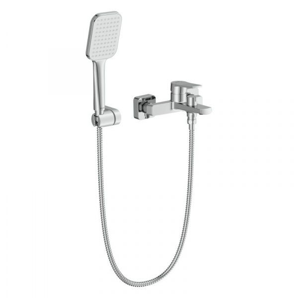 Смеситель для ванны Cersanit Сити 68326 с душевым гарнитуром, хром
