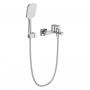 Смеситель для ванны Cersanit Сити 68326 с душевым гарнитуром, хром