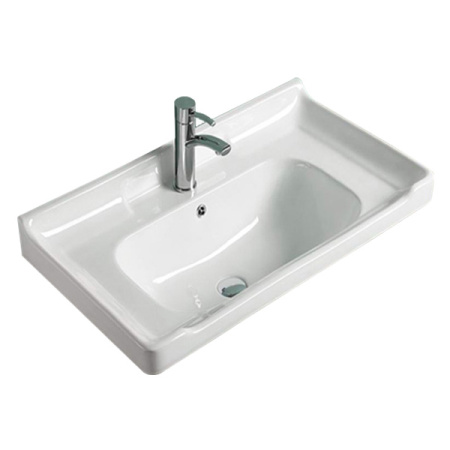 Comforty. Тумба-умывальник Рига-60 дуб сонома с раковиной Comforty 9335-60