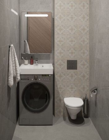 Раковина на стиральную машину Сантек Клио 60 1WH501780 с кронштейнами