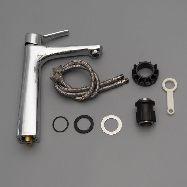 Смеситель для раковины высокий AWP Shira S0509C хром