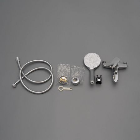 Смеситель для ванны с коротким изливом AWP Narbus S0214C хром