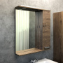 Comforty. Зеркало-шкаф Марио-75 дуб темный Comforty. Зеркало-шкаф Марио-75 дуб темный