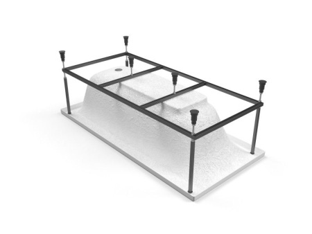Cersanit. Ванна прямоугольная SmartSant 170x80, левая, белый, P-WP-SmartSant*170-LNL