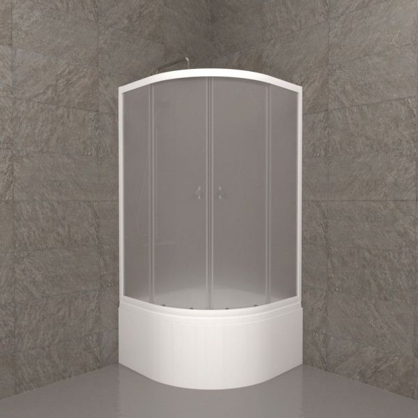 Душевое ограждение Тритон Вельвет 90*90 Б глубокий поддон, сифон D50 клик-клак