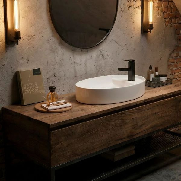 Накладная овальная раковина 61 см Comforty CF178942 белая из фарфора