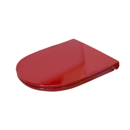 Sanita Luxe. Сиденье для унитазов Attica, Best Color Red красное (дюропласт с микролифтом)