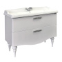 Тумба-умывальник Comforty Монако-100 белый глянец с раковиной Comforty 3310 Тумба-умывальник Comforty Монако-100 белый глянец с раковиной Comforty 3310