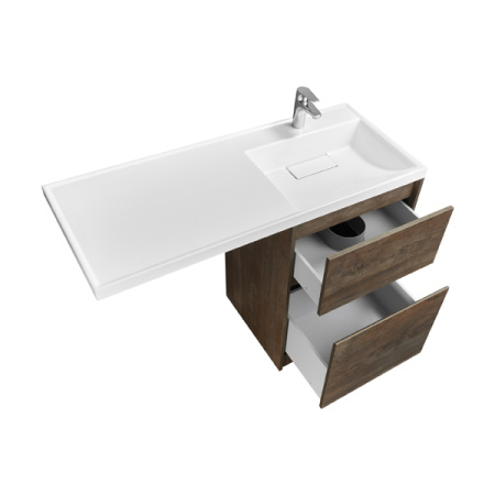 Тумба под раковину и стиральную машину Акватон Лондри 60 1A2669K1LHDY0 Дуб Кантри