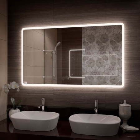 Зеркало Comforty Лотос-120 LED-подсветка, бесконтактный сенсор