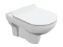 Cersanit. Унитаз подвесной CITY NEW CLEAN ON с сиденьем дюропласт микролифт, тонкое, S-MZ-CITY-COn-S-DL-w