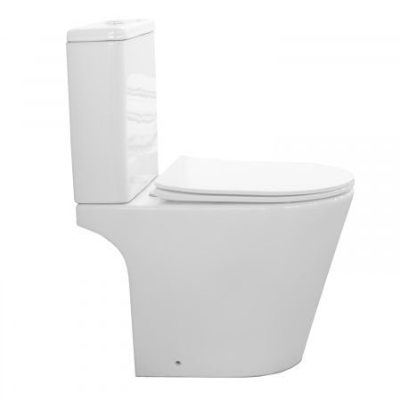Унитаз-компакт Comforty CF41363C тонкое сиденье дюропласт с микролифтом, универсальный выпуск