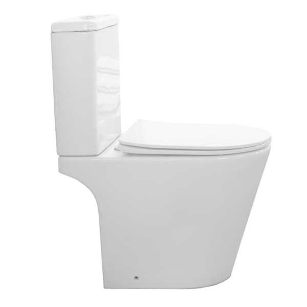 Унитаз-компакт Comforty CF41363C тонкое сиденье дюропласт с микролифтом, универсальный выпуск