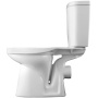 Santek. Унитаз-компакт "Анимо", 1WH302135 прямой выпуск, двухрежимная арматура, сиденье дюропласт softclose Santek. Унитаз-компакт "Анимо", 1WH302135 прямой выпуск, двухрежимная арматура, сиденье дюропласт softclose