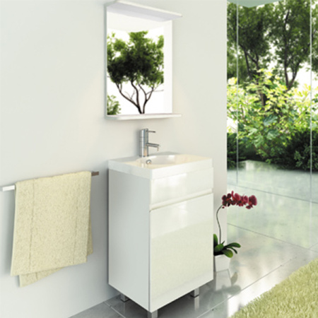 Comforty. Зеркало "К-50" белый глянец