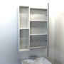 Comforty. Зеркало-шкаф "Прага-60" дуб белый Comforty. Зеркало-шкаф "Прага-60" дуб белый