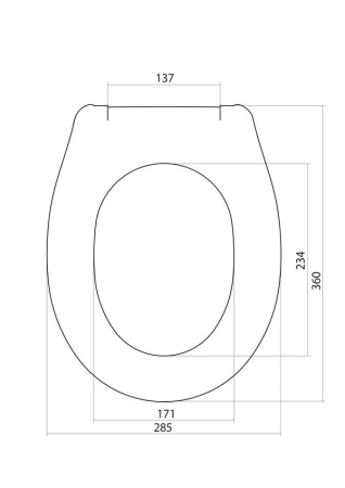 Сиденье для унитаза Santek Каспер 1WH501765 полипропилен
