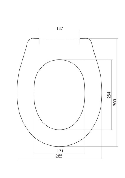 Сиденье для унитаза Santek Каспер 1WH501765 полипропилен