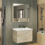 Comforty. Тумба-умывальник Парма-80 дуб дымчатый с раковиной Миранда-80 Comforty. Тумба-умывальник Парма-80 дуб дымчатый с раковиной Миранда-80