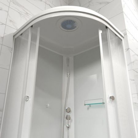 Душевая кабина Тритон Лайт 100*100 В, средний поддон, сифон D50 мм