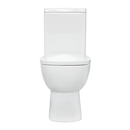 Унитаз-компакт Sanita Luxe Quadro Slim SL DM 2-режимный, сиденье дюропласт с микролифтом тонкое